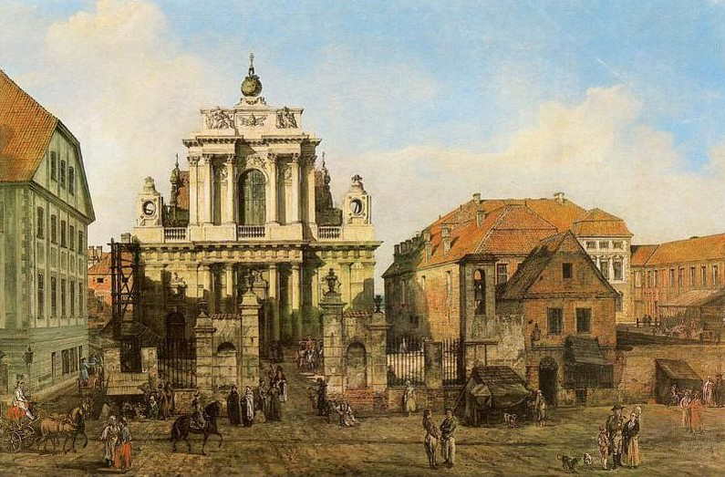 Bernardo Bellotto Carmelite Church in Warsaw.